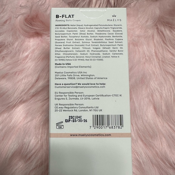 COPY - MAELYS B-FLAT BELLY FIRMING CREAM 100ML - Picture 10 of 11
